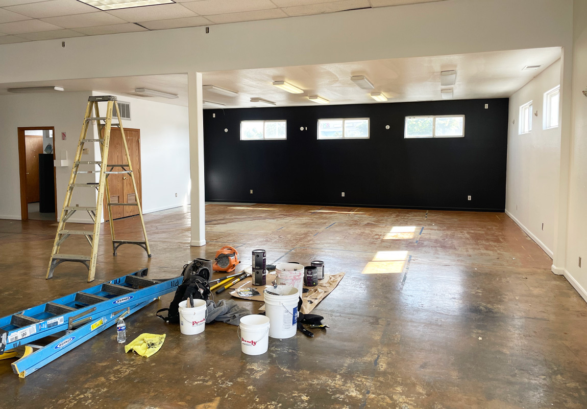 Primal Paint Inc paints a Dance Studio in Hollister