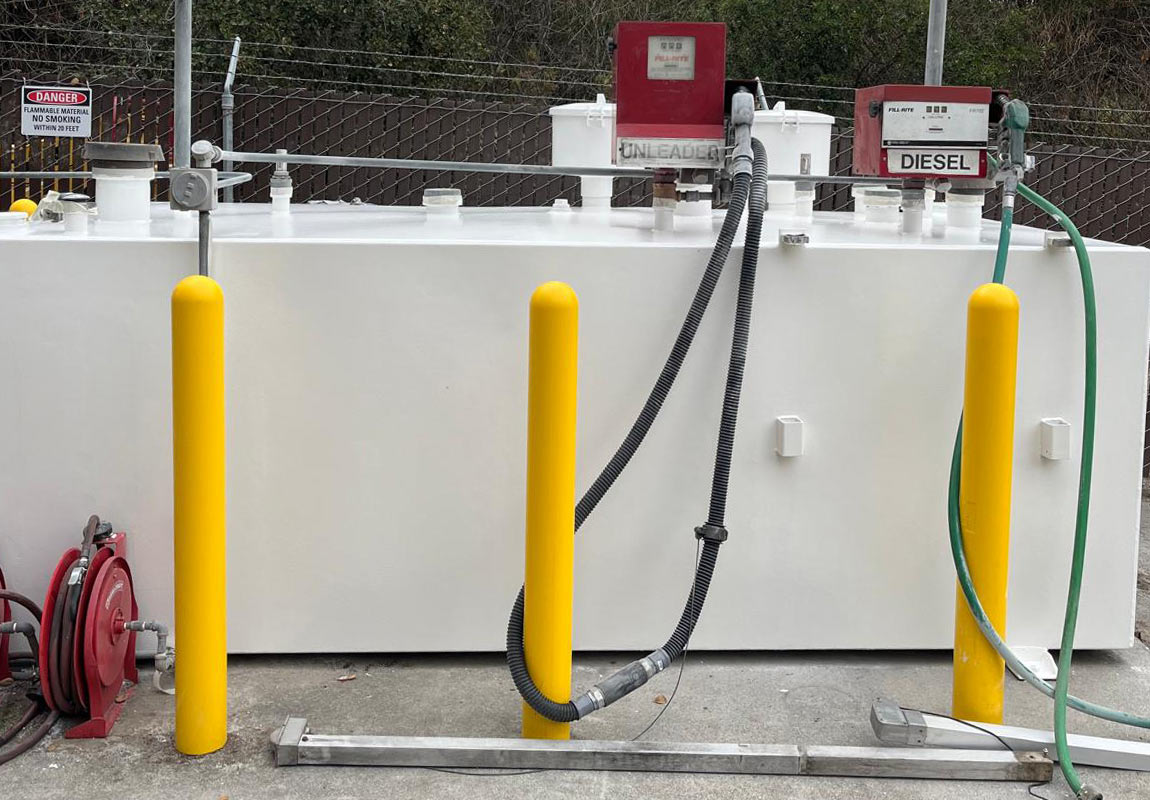 Painting Fuel Tanks in Santa Clara County